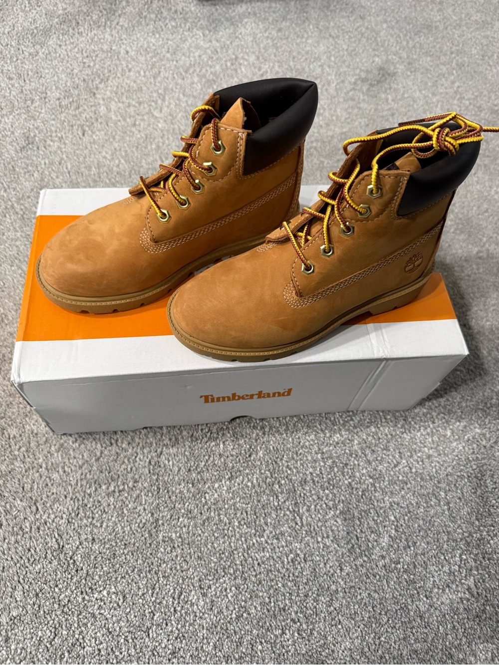 Timberland Kids Classic Wheat Nubuck Work Boots - Wheat